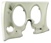 402176ST Upper & Lower Dash Pad Set, 1977-1977 Chevy Corvette, White, w/Lower A/C Vent Cutout - image 2
