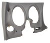 4021A2ST Upper & Lower Dash Pad Set, 1977-1977 Chevy Corvette, Dark Smoke, w/Lower A/C Vent Cutout - image 3