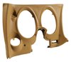 4021B2ST Upper & Lower Dash Pad Set, 1977-1977 Chevy Corvette, Dark Buckskin, w/Lower A/C Vent Cutout - image 3