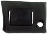 402220 Lower Dash Pad, 1977-1977 Chevy Corvette, Black, Right/Passenger - image 1