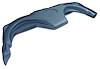 402407 Dash Pad, 1959-1960 Chevy Corvette, Blue - image 1