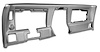 402562 Dash Assembly, 1978-1978 Chevy Corvette, Silver Pace - image 1