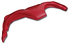 402735 Dash Pad, 1959-1962 Chevy Corvette, Speaker Delete Red - image 1