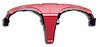 403035 Dash Cover, 1963-1964 Chevy Corvette, Red - image 1