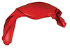 403135 Dash Pad Skin, 1963-1964 Chevy Corvette, Red Left/Driver - image 1