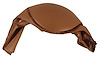 403154 Dash Pad Skin, 1963-1964 Chevy Corvette, Saddle Left/Driver - image 1