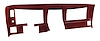 405226 Dash Cover, 1982-1982 Chevy Corvette, Red - image 1