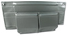 407161 Map Pocket, 1974-1975 Chevy Corvette, Silver - image 1