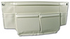 407176 Map Pocket, 1976-1977 Chevy Corvette, White - image 1