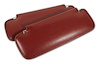 407938 Sunvisors, 1968-1968 Chevy Corvette, Dark Orange - image 1