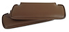 407956 Sunvisors, 1968-1968 Chevy Corvette, Saddle - image 1