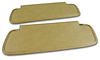 408015 Sunvisors, 1970-1972 Chevy Corvette, Light Saddle Comfortweave - image 1