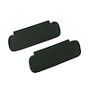 408017 Sunvisors, 1970-1970 Chevy Corvette, Green Comfortweave - image 1