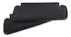 408020 Sunvisors, 1969-1973 Chevy Corvette, Black, Comfortweave - image 1