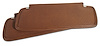 408023 Sunvisors, 1973-1973 Chevy Corvette, Dark Saddle Comfortweave - image 1