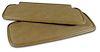 408051 Sunvisors, 1973-1973 Chevy Corvette, Medium Saddle Comfortweave - image 1