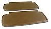 408053 Sunvisors, 1970-1972 Chevy Corvette, Dark Saddle Comfortweave - image 1