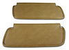 408151 Sunvisors, 1974-1975 Chevy Corvette, Medium Saddle Comfortweave - image 1