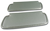 408161 Sunvisors, 1974-1975 Chevy Corvette, Silver Comfortweave - image 1