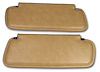 408215 Sunvisors, 1970-1972 Chevy Corvette, Light Saddle Madrid - image 1