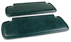 408218 Sunvisors, 1971-1971 Chevy Corvette, Green Madrid - image 1
