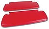 408230 Sunvisors, 1969-1972 Chevy Corvette, Red Madrid - image 1