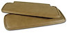 408251 Sunvisors, 1973-1973 Chevy Corvette, Medium Saddle Madrid - image 1