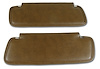 408253 Sunvisors, 1970-1972 Chevy Corvette, Dark Saddle Madrid - image 1