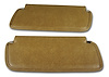408351 Sunvisors, 1974-1975 Chevy Corvette, Medium Saddle Madrid - image 1