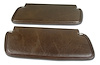 408455 Sunvisors, 1976-1976 Chevy Corvette, Dark Brown - image 1