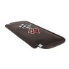 408655 Sunvisors, 1976-1976 Chevy Corvette, Dark Brown Embroidered W/Logo - image 3