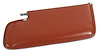 408939 Sunvisor, 1981-1981 Chevy Corvette, Cinnabar Left/Driver Telescopic W/Rod - image 1