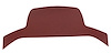409437 Hardtop Headliner, 1965-1965 Chevy Corvette, Maroon - image 1