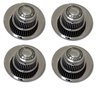41008 Rally Wheel Set w/Hubcaps & Stainless Steel Trim Rings [Size: 15"x8"] 1969-1982 Chevy Corvette - image 2