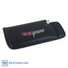 410148 Sunvisor, 1979-1981 Chevy Corvette, Dark Blue Left/Driver Telescopic W/Rod Embroidered W/Logo - image 2