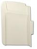 410476 T-Top Pad, 1976-1976 Chevy Corvette, White Left/Driver 76E - image 1