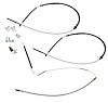 41097 Park Brake Cable Kit, 1956-1962 Chevy Corvette - image 1