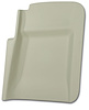 410973 T-Top Pad, 1978-1978 Chevy Corvette, Oyster Right/Passenger - image 1
