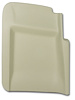 411066 T-Top Pad, 1980-1980 Chevy Corvette, Oyster Left/Driver - image 1