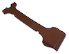 411423 T-Top Center Panel, 1973-1973 Chevy Corvette, Dark Saddle - image 1