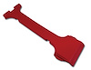 411430 T-Top Center Panel, 1968-1972 Chevy Corvette, Red - image 1