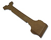 411451 T-Top Center Panel, 1973-1975 Chevy Corvette, Medium Saddle - image 1