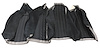 411820 Leather Seat Covers, 1960-1960 Chevy Corvette, Black - image 1