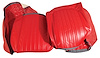 411835 Leather Seat Covers, 1960-1960 Chevy Corvette, Red - image 1
