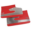 412135 Door Panels, 1959-1959 Chevy Corvette, Red Leather Deluxe - image 1