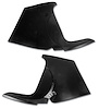 412720 Kick Panels W/O Inserts, 1959-1962 Chevy Corvette, Black - image 1