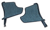 412949 Kick Panels W/Carpet, 1967-1967 Chevy Corvette, Teal - image 1