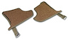 412952 Kick Panels W/Carpet, 1965-1966 Chevy Corvette, Saddle - image 1
