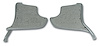 412961 Kick Panels W/Carpet, 1965-1966 Chevy Corvette, Silver - image 1