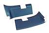 413041 Rear Coupe Roof Panels, 1968-1968 Chevy Corvette, Bright Blue 68E - image 1